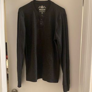 Dark grey American Rag long sleeve button up